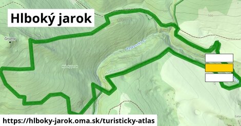 ikona Turistická mapa turisticky-atlas v hlboky-jarok