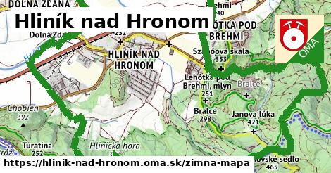 ikona Zimná mapa zimna-mapa v hlinik-nad-hronom