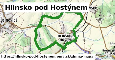 ikona Hlinsko pod Hostýnem: 0 m trás zimna-mapa v hlinsko-pod-hostynem