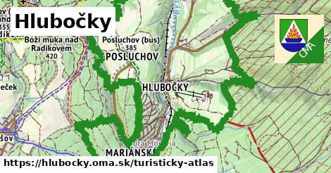 ikona Turistická mapa turisticky-atlas v hlubocky