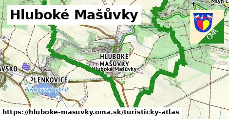 ikona Turistická mapa turisticky-atlas v hluboke-masuvky