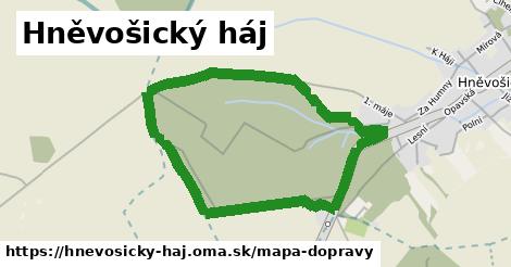 ikona Hněvošický háj: 0 m trás mapa-dopravy v hnevosicky-haj