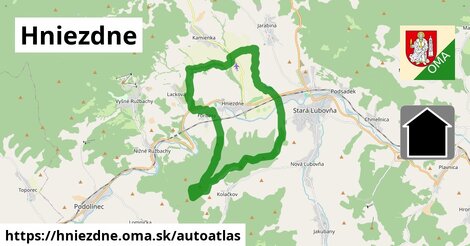 ikona Mapa autoatlas v hniezdne