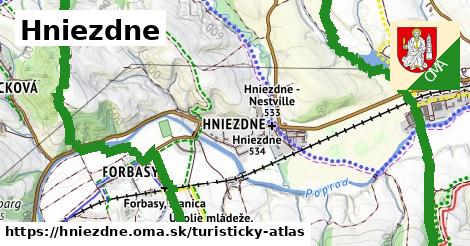 ikona Turistická mapa turisticky-atlas v hniezdne