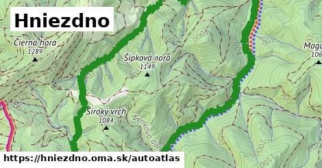 ikona Mapa autoatlas v hniezdno