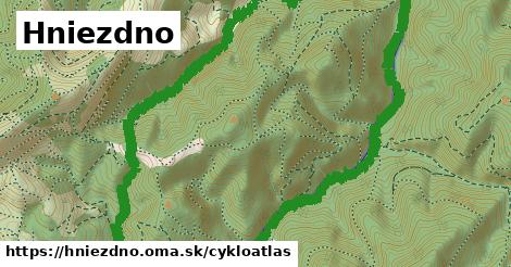 ikona Hniezdno: 4,2 km trás cykloatlas v hniezdno