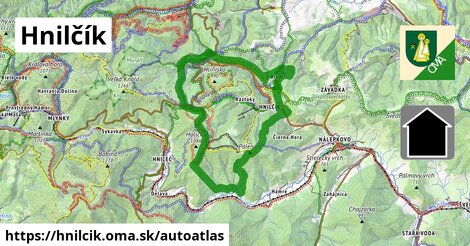 ikona Mapa autoatlas v hnilcik