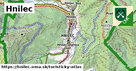 ikona Turistická mapa turisticky-atlas v hnilec