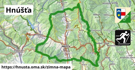 ikona Zimná mapa zimna-mapa v hnusta