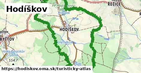 ikona Turistická mapa turisticky-atlas v hodiskov