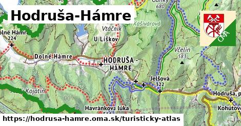 ikona Turistická mapa turisticky-atlas v hodrusa-hamre