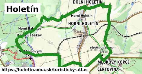 ikona Turistická mapa turisticky-atlas v holetin