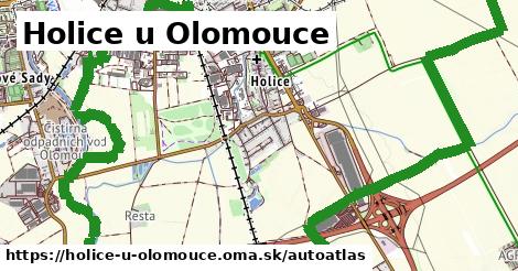 ulice v Holice u Olomouce