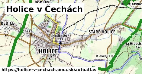 ikona Mapa autoatlas v holice-v-cechach