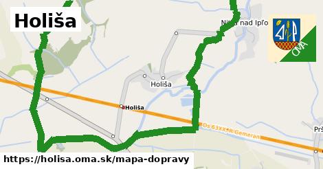 ikona Holiša: 18 km trás mapa-dopravy v holisa