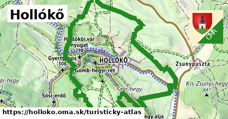 ikona Turistická mapa turisticky-atlas v holloko