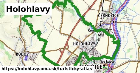 ikona Turistická mapa turisticky-atlas v holohlavy