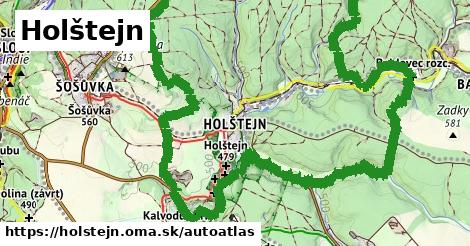 ikona Mapa autoatlas v holstejn