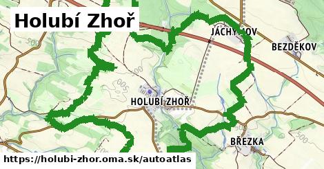 ikona Mapa autoatlas v holubi-zhor