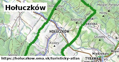 ikona Turistická mapa turisticky-atlas v holuczkow