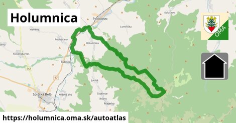 ikona Mapa autoatlas v holumnica