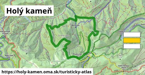 ikona Turistická mapa turisticky-atlas v holy-kamen