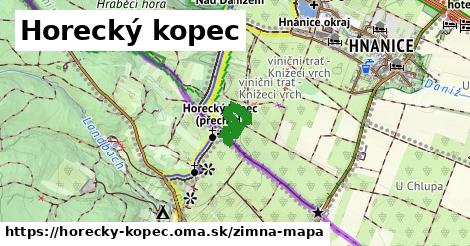 ikona Horecký kopec: 0 m trás zimna-mapa v horecky-kopec