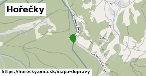 ikona Hořečky: 0 m trás mapa-dopravy v horecky