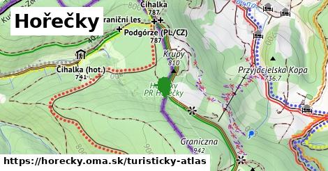 ikona Turistická mapa turisticky-atlas v horecky