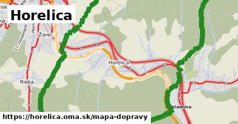 ikona Horelica: 138 km trás mapa-dopravy v horelica