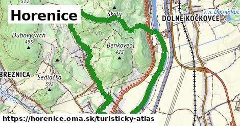 ikona Horenice: 0 m trás turisticky-atlas v horenice