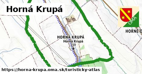 ikona Horná Krupá: 1,21 km trás turisticky-atlas v horna-krupa