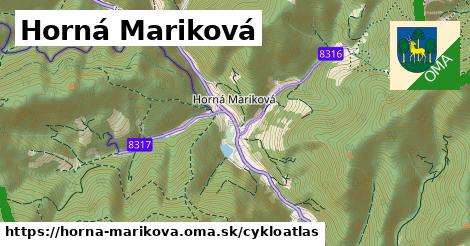 ikona Horná Mariková: 54 km trás cykloatlas v horna-marikova