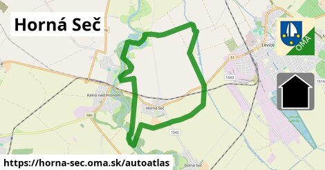 ikona Mapa autoatlas v horna-sec