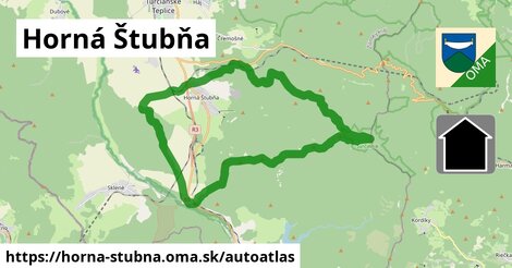 ikona Mapa autoatlas v horna-stubna