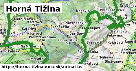 ulice v Horná Tižina