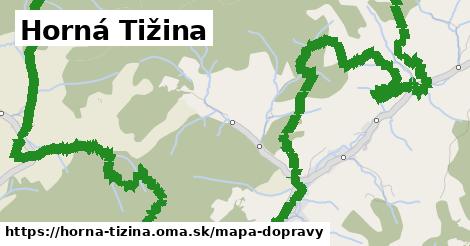 ikona Horná Tižina: 0 m trás mapa-dopravy v horna-tizina