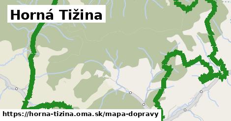 ikona Horná Tižina: 0 m trás mapa-dopravy v horna-tizina