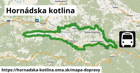 ikona Mapa dopravy mapa-dopravy v hornadska-kotlina