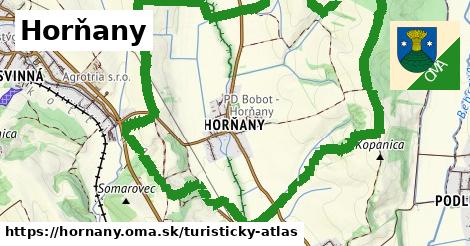 ikona Turistická mapa turisticky-atlas v hornany