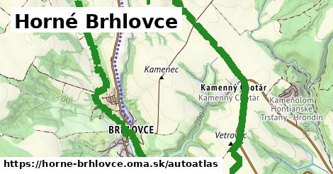 ikona Mapa autoatlas v horne-brhlovce