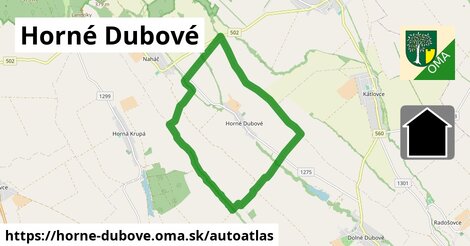 ikona Mapa autoatlas v horne-dubove