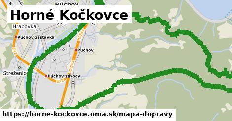 ikona Horné Kočkovce: 22 km trás mapa-dopravy v horne-kockovce