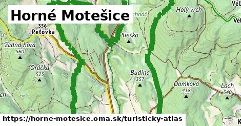 ikona Turistická mapa turisticky-atlas v horne-motesice