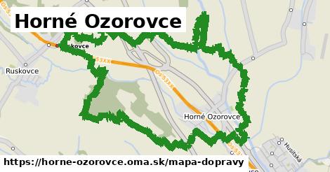 ikona Horné Ozorovce: 12,1 km trás mapa-dopravy v horne-ozorovce