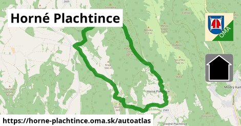 ikona Mapa autoatlas v horne-plachtince