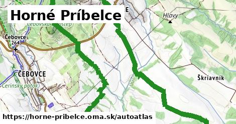 ulice v Horné Príbelce