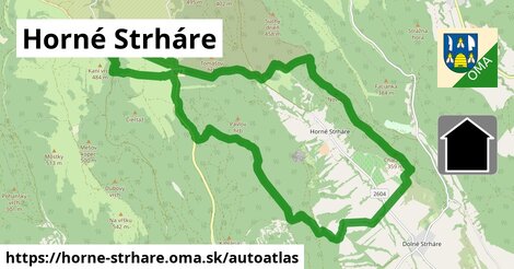 ikona Mapa autoatlas v horne-strhare