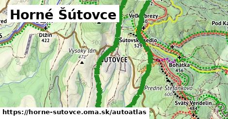 ikona Mapa autoatlas v horne-sutovce