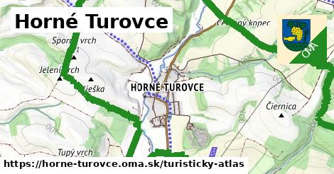 ikona Horné Turovce: 2,2 km trás turisticky-atlas v horne-turovce